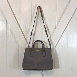Kate Spade Gray Leather Bag